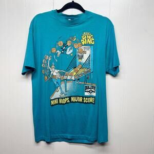 Sun Sportswear Men's Vintage Short Sleeve Blue T-Shirt Size M/L